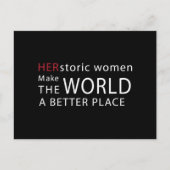 HERstoric Women Empowerment Quote Briefkaart (Voorkant)
