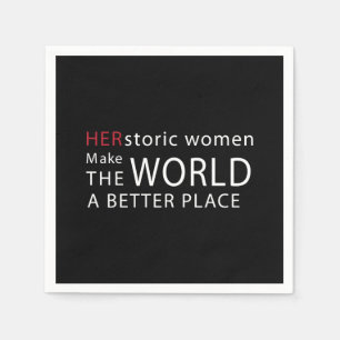 HERstoric Women Empowerment Quote Servet
