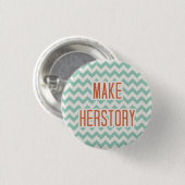 Herstory Ronde Button 3,2 Cm (Voorkant /achterkant)