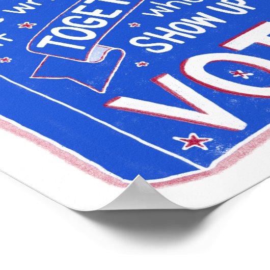 HERSTORY zal zichzelf niet schrijven - show tot st Poster (Hoek)