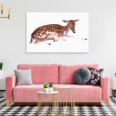 hert 2 canvas afdruk (Insitu (Woonkamer))