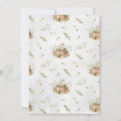 hert | Baby shower Bingo Kaart (Achterkant)