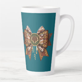 hert boog coquette stijl latte mok