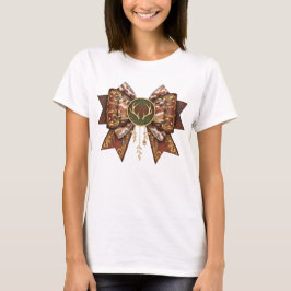 hert boog coquette stijl t-shirt