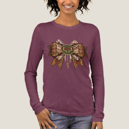 hert boog coquette stijl Tri-Blend shirt