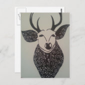 Hert Briefkaart (Voorkant / Achterkant)