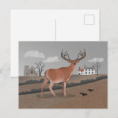 Hert Briefkaart (Voorkant / Achterkant)