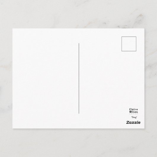 Hert Briefkaart (Achterkant)