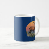 Hert Buck Beste Papa Ooit Mok Vader Cadeau (Voorkant rechts)