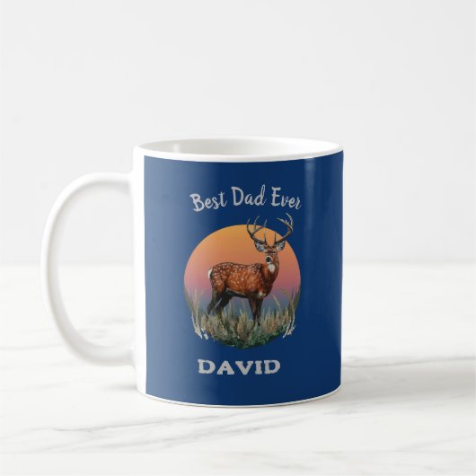 Hert Buck Beste Papa Ooit Mok Vader Cadeau (Links)
