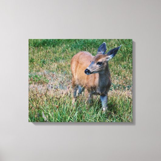 Hert- Canvas Afdruk (Voorkant)