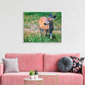 Hert- Canvas Afdruk (Insitu (Woonkamer))