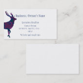 hert dier bedrijf wilde dieren dier visitekaartje (Voorkant / Achterkant)