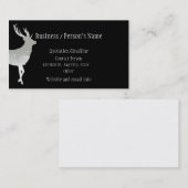 hert dier bedrijf wilde dieren dier visitekaartje (Voorkant / Achterkant)