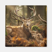 hert dier wilde schoonheid vrijheid wildernis magneet (Voorkant)