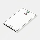 Hert door Boom Heraldisch Wapenschild Embleem Post-it® Notes (Schuin)