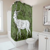 hert douchegordijn (In situ)