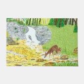 Hert en Ree Deurmat (Voorkant)