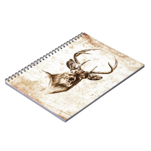  hert fineart F078 Notitieboek (Linkerzijde)