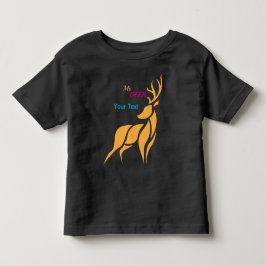 Hert Heer Grafisch – Rustieke Bosstijl Kinder Shirts