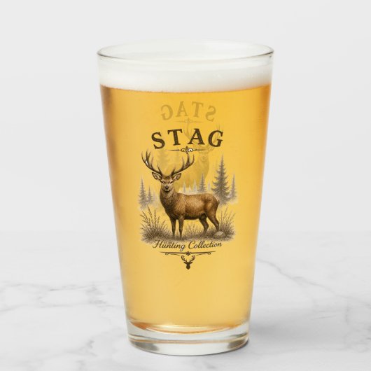 HERT – JACHTCOLLECTIE GLAS (Voorkant gevuld)