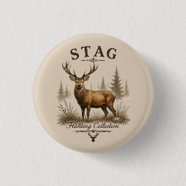 HERT – JACHTCOLLECTIE  RONDE BUTTON 3,2 CM