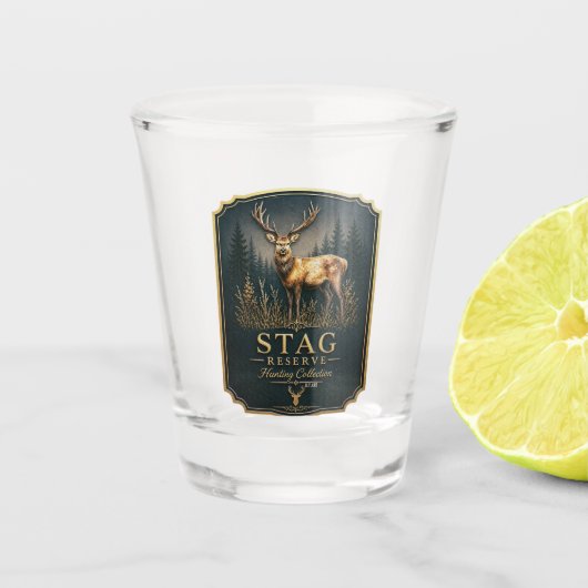 HERT – JACHTCOLLECTIE  SHOT GLAS (Voorkant)