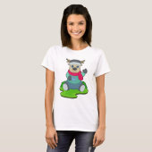 Hert koffiekopje t-shirt (Voorkant volledig)