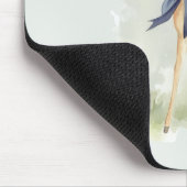 Hert met blauwe boog muismat (Hoek)