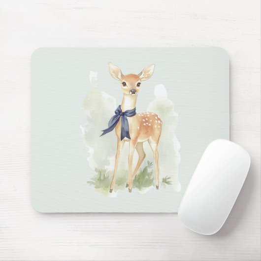 Hert met blauwe boog muismat (Met muis)