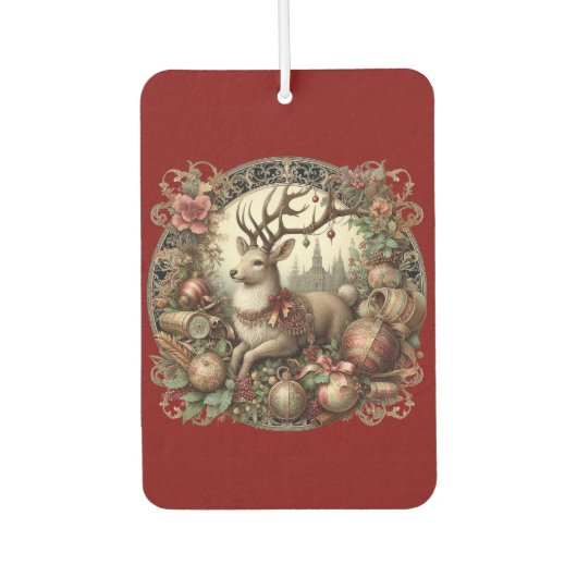 Hert met decoratie luchtverfrisser (Voorkant)