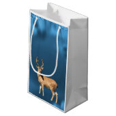 Hert Met Gewei Cadeautas (Achterkant Gekanteld)