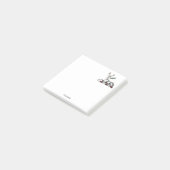 Hert met varen Heraldisch embleem Post-it® Notes (Schuin)
