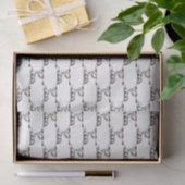 Hert met varen Heraldisch embleem Tissuepapier (Geschenk)
