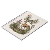 Hert met wilde bloem notitieboek (Linkerzijde)