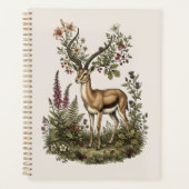 Hert met wilde bloem planner (Voorkant)