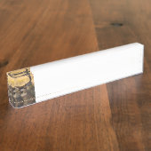 hert naambordje (Zijkant)