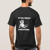 hert nacht overlevende T-shirt (Achterkant)