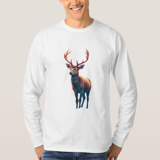 hert ontwerp t-shirt 8 (Voorkant)