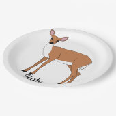 hert papieren bordje (Gekanteld)