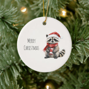 Hert Sinterklaas Hoed Kerstmis Keramisch Ornament