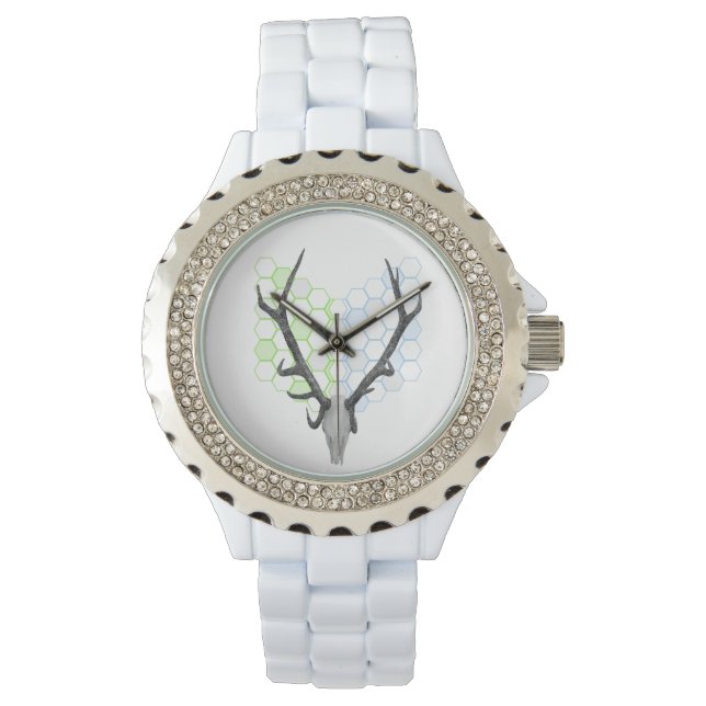 hert Trophy Antlers Horloge (Voorkant)