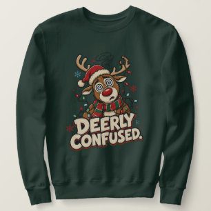Hert Verward Leuk Rendier Kerstcadeau Trui