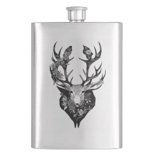 hert wild dier Natuur illustratie art tatt Flacon