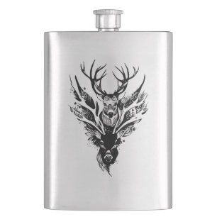 hert wild dier Natuur illustratie art tatt Flacon