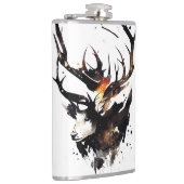 hert wilde Natuur vrije gedistilleerde borstel sch Heupfles (Rechts)