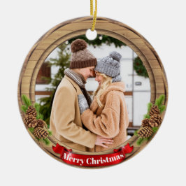 Hert Xmas Karakter Rendier Dier Kerstmis Cer Keramisch Ornament