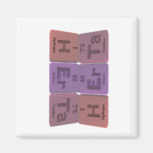 Herta als Waterstof Erbium Tantalum Magneet (Voorkant)