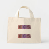 Herta als waterstof Erbium Tantalum Mini Tote Bag (Voorkant)