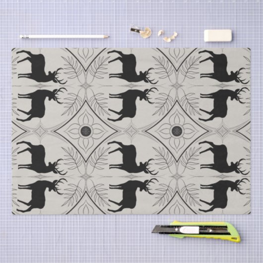  herten 2 tissuepapier (Craft)